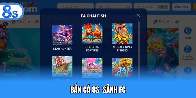 Bắn cá 8S sảnh FC