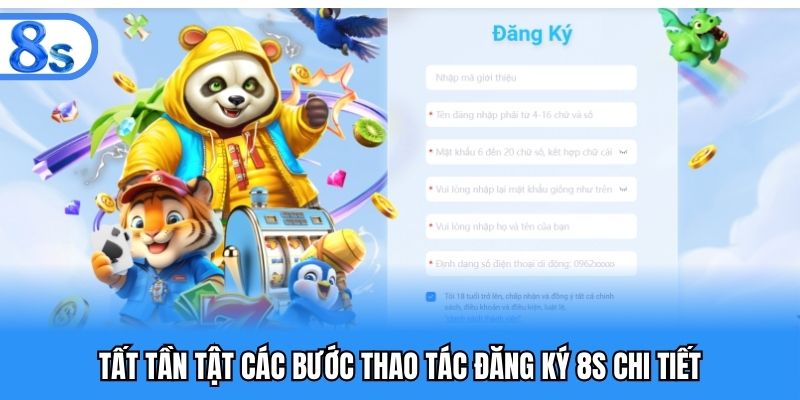 Tất tần tật các bước thao tác đăng ký 8S chi tiết